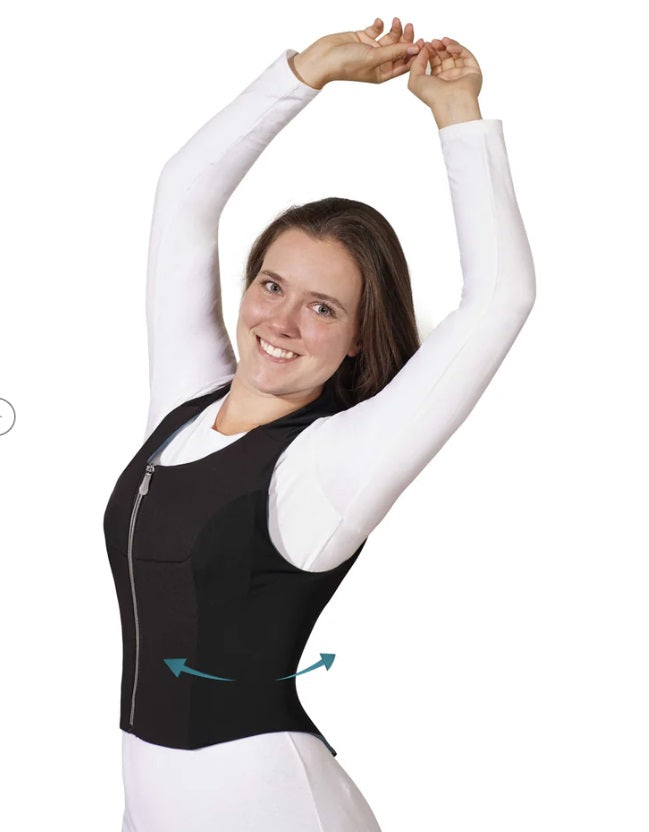 Komperdell FlexFit Back Protector for Ladies Black/grey